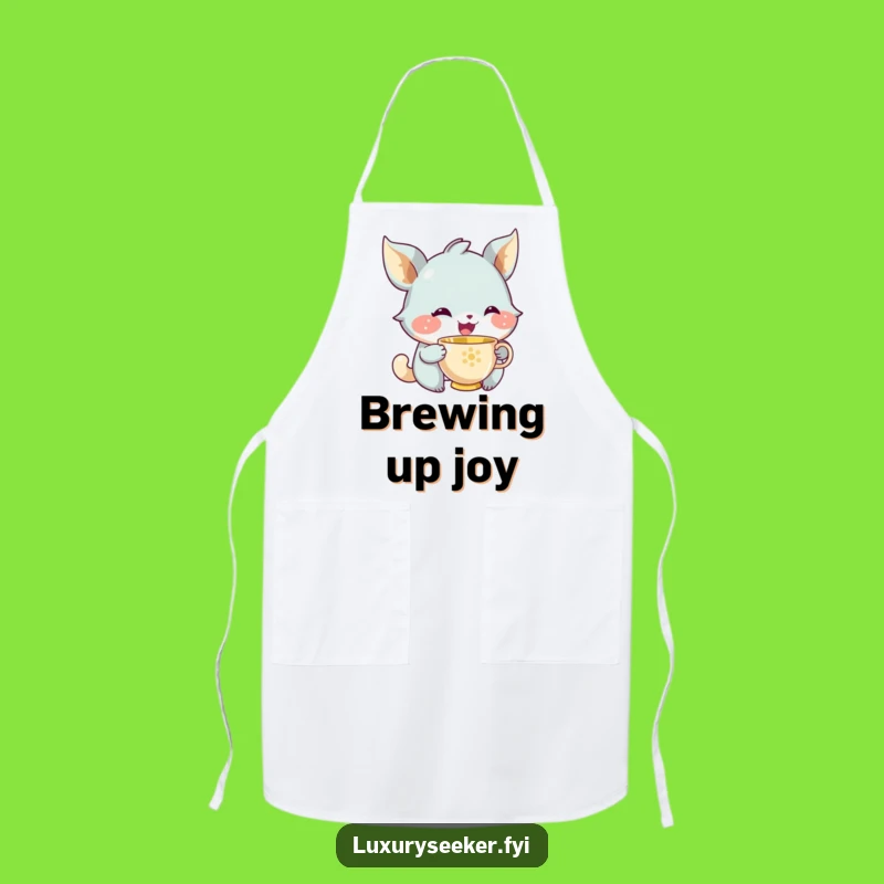 Funny Tea Creature Apron: Serve Up Humor with Hilarious Style
