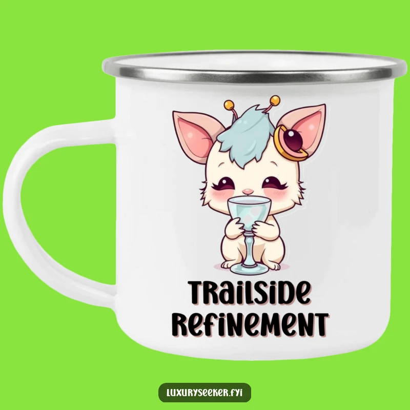 Funny Fancy Creature Camping Mug: Crystal Sip & Accessory, Hilarious Outdoor Gift