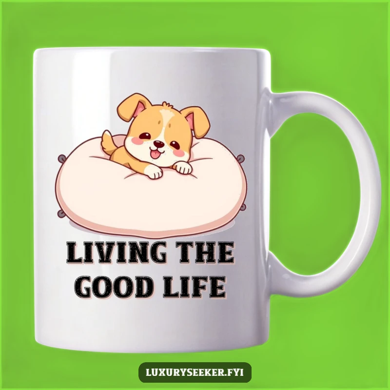 Funny Dog Pillow Mug: Cheerful Canine Comfort Gift for Dog Lovers!