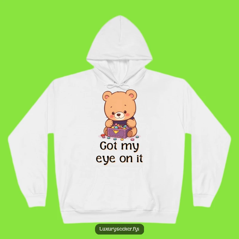 Funny Bear Jewelry Hoodie: Cozy Up with This Adorable Treasure Gift