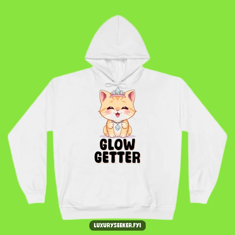 Funny Royal Cat Tiara Hoodie: Cozy Feline Glamour for Chilly Days & Fun