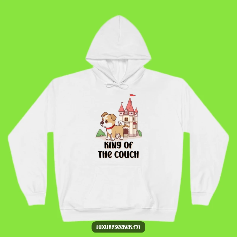 Funny Dog Castle Hoodie - Cozy & Loyal Canine Fan Apparel Gift