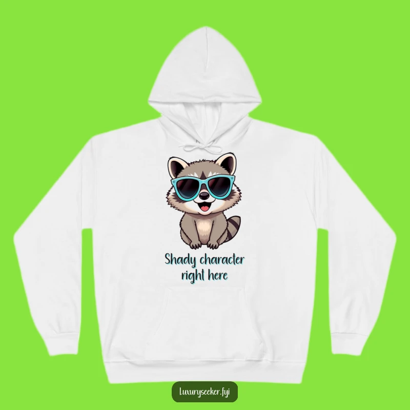 Funny Raccoon Sunglasses Hoodie: Cozy Up with This Hilarious Winter Gift