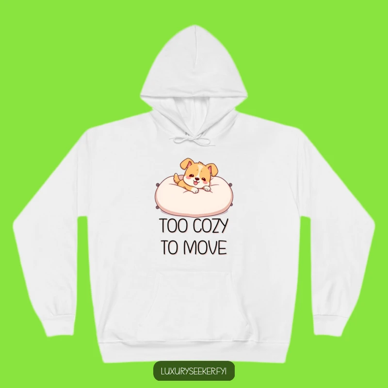 Funny Dog Pillow Hoodie: Cozy Canine Comfort for Chilly Days!