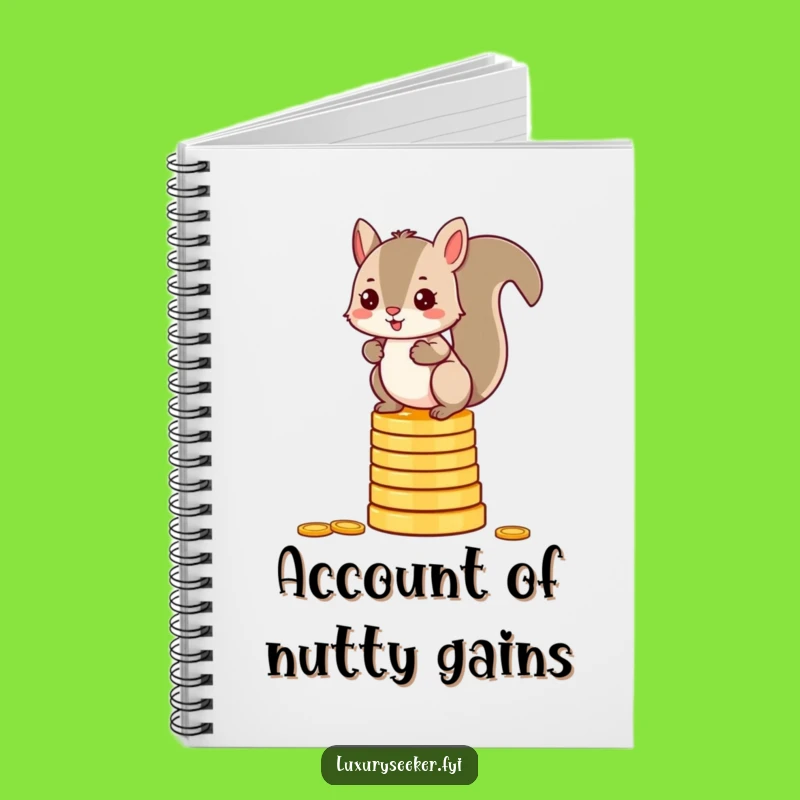 Funny Squirrel Fortune Notebook: Mischievous Notes Funny Gift for Ideas