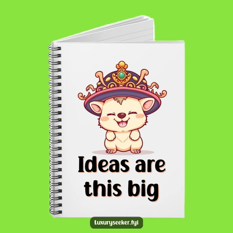 Funny Creature Journal: Scribble with Mischievous Hat Inspiration