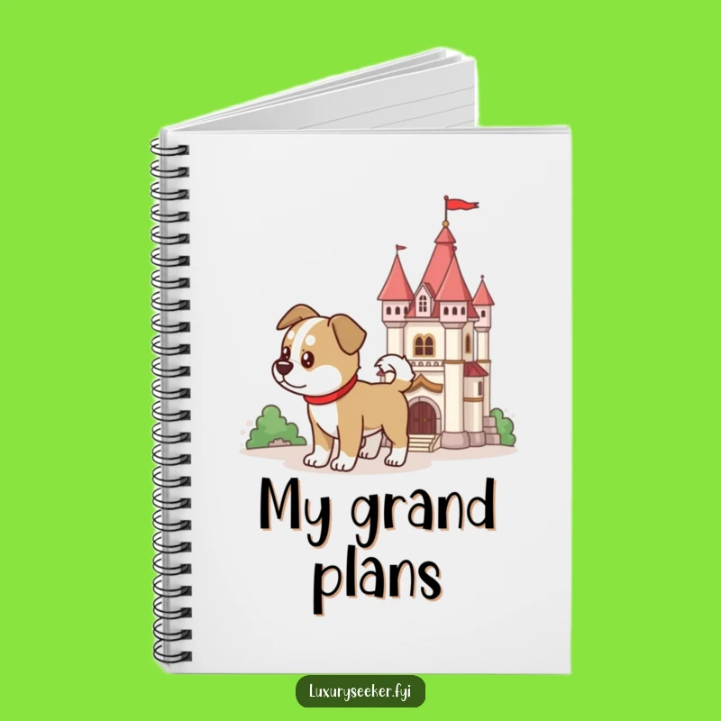 Funny Dog Castle Notebook - Journal for Loyal Thoughts Gift