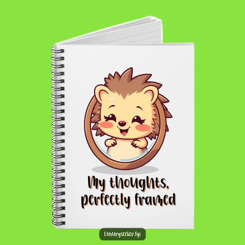 Funny Hedgehog Notebook: Hilarious Journal for Ideas & Self-Love Notes