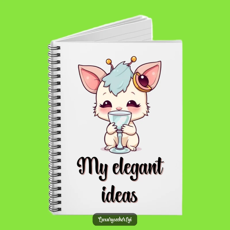 Funny Fancy Creature Notebook: Journal with Crystal Sip, Perfect Humorous Diary