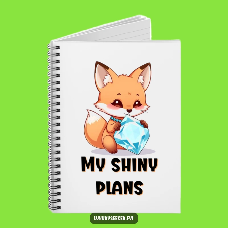 Funny Fox's Diamond Ideas Notebook: Jot Down Hilarious Thoughts