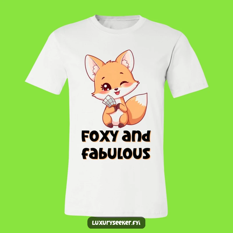 Funny Happy Fox Fan T-Shirt – Playful & Whimsical Funny Gift