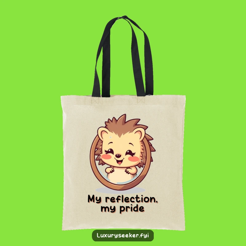 Funny Hedgehog Tote Bag: Stylish & Hilarious Accessory for Daily Errands